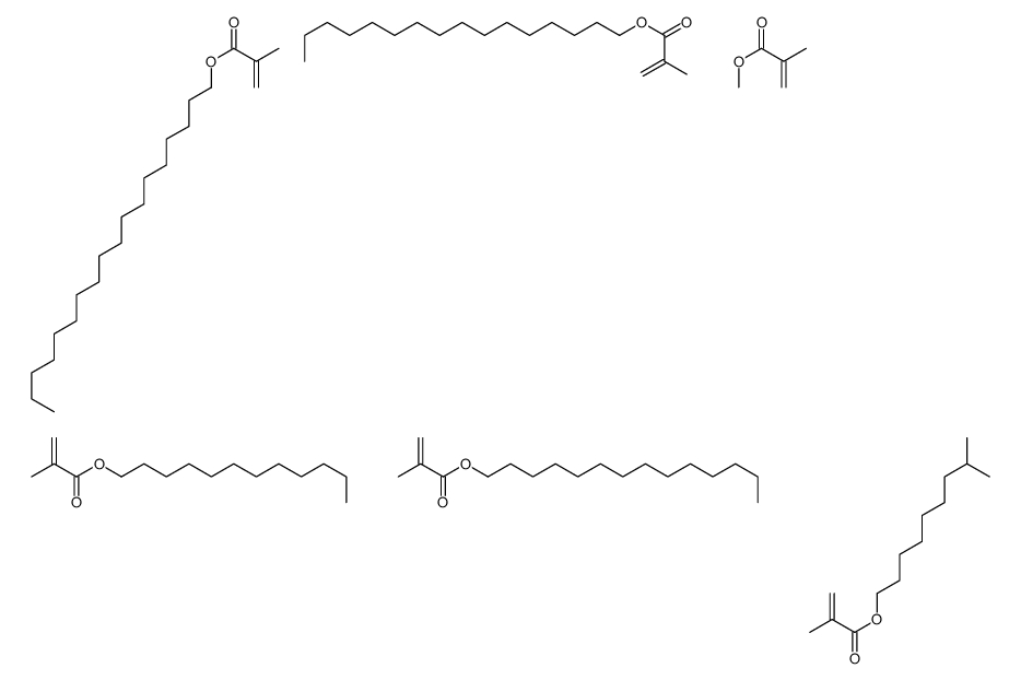 cas no 66057-34-9 is dodecyl 2-methylprop-2-enoate,hexadecyl 2-methylprop-2-enoate,methyl 2-methylprop-2-enoate,8-methylnonyl 2-methylprop-2-enoate,octadecyl 2-methylprop-2-enoate,tetradecyl 2-methylprop-2-enoate