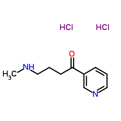 cas no 66093-90-1 is 4-(Methylamino)-1-(3-pyridyl)-1-butanone Dihydrochloride