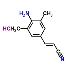 cas no 661489-23-2 is (E)-3-(4-Amino-3,5-dimethylphenyl)acrylonitrile hydrochloride