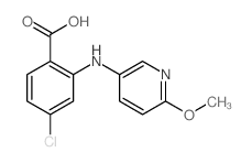 cas no 6626-07-9 is Benzoic acid,4-chloro-2-[(6-methoxy-3-pyridinyl)amino]-