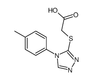 cas no 66297-64-1 is {[4-(4-METHYLPHENYL)-4H-1,2,4-TRIAZOL-3-YL]THIO}ACETIC ACID