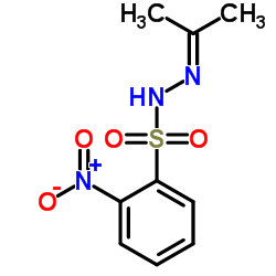 cas no 6655-27-2 is N'-Isopropylidene-2-nitrobenzenesulfonohydrazide