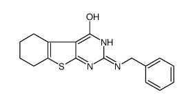 cas no 66607-49-6 is 2-(BENZYLAMINO)-5,6,7,8-TETRAHYDRO[1]BENZOTHIENO[2,3-D]PYRIMIDIN-4(3H)-ONE