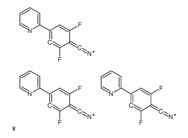 cas no 666177-69-1 is Tri[2-(5-cyano-4,6-difluorophenyl)pyridinato-C2,N] Iridium(III)