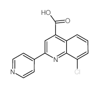 cas no 667412-53-5 is 8-Chloro-2-pyridin-4-ylquinoline-4-carboxylic acid