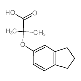 cas no 667414-05-3 is 2-(2,3-Dihydro-1H-inden-5-yloxy)-2-methylpropanoic acid