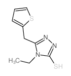 cas no 667435-85-0 is 3H-1,2,4-Triazole-3-thione,4-ethyl-2,4-dihydro-5-(2-thienylmethyl)-(9CI)