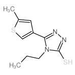 cas no 667436-25-1 is 5-(5-METHYLTHIEN-3-YL)-4-PROPYL-4H-1,2,4-TRIAZOLE-3-THIOL