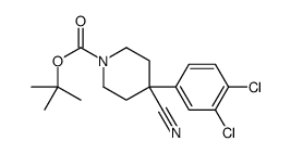 cas no 669068-10-4 is 1-BOC-4-CYANO-4-(3,4-CHLOROPHENYL)-PIPERIDINE