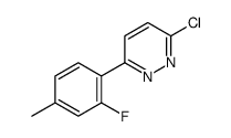 cas no 669770-60-9 is 3-chloro-6-(2-fluoro-4-methylphenyl)pyridazine