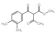 cas no 676348-53-1 is 2-(3,4-DIMETHYLBENZOYL)-3-OXO-BUTYRICACIDMETHYLESTER