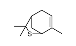 cas no 6784-08-3 is 4,7,7-trimethyl-6-thiabicyclo[3.2.1]oct-3-ene