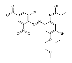 cas no 67846-62-2 is N-[2-[(2-chloro-4,6-dinitrophenyl)azo]-5-(ethylamino)-4-(2-methoxyethoxy)phenyl]propionamide