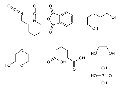 cas no 67892-87-9 is 2-benzofuran-1,3-dione,1,6-diisocyanatohexane,ethane-1,2-diol,hexanedioic acid,2-(2-hydroxyethoxy)ethanol,2-[2-hydroxyethyl(methyl)amino]ethanol,phosphoric acid