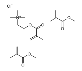 cas no 67907-01-1 is ethyl 2-methylprop-2-enoate,methyl 2-methylprop-2-enoate,trimethyl-[2-(2-methylprop-2-enoyloxy)ethyl]azanium,chloride