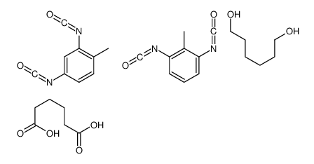 cas no 67989-74-6 is 1,3-diisocyanato-2-methylbenzene,2,4-diisocyanato-1-methylbenzene,hexanedioic acid,hexane-1,6-diol