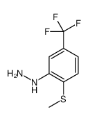 cas no 680218-04-6 is 1-[2-(METHYLTHIO)-5-(TRIFLUOROMETHYL)PHENYL!HYDRAZINE, TECH