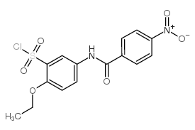 cas no 680617-98-5 is 2-ETHOXY-5-(4-NITRO-BENZOYLAMINO)-BENZENESULFONYL CHLORIDE