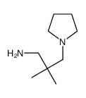 cas no 681247-27-8 is 1-Pyrrolidinepropanamine,beta,beta-dimethyl-(9CI)