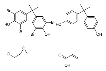 cas no 68140-84-1 is 2-(chloromethyl)oxirane,2,6-dibromo-4-[2-(3,5-dibromo-4-hydroxyphenyl)propan-2-yl]phenol,4-[2-(4-hydroxyphenyl)propan-2-yl]phenol,2-methylprop-2-enoic acid