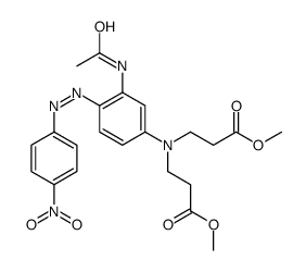cas no 68248-10-2 is Dimethyl 3,3'-({3-acetamido-4-[(E)-(4-nitrophenyl)diazenyl]phenyl }imino)dipropanoate (non-preferred name)