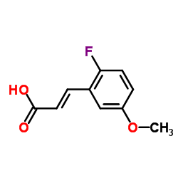cas no 682805-01-2 is (2E)-3-(2-Fluoro-5-methoxyphenyl)acrylic acid