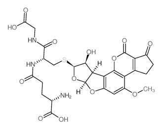 cas no 68385-50-2 is 8,9-dihydro-8-(S-glutathionyl)-9-hydroxyaflatoxin B1