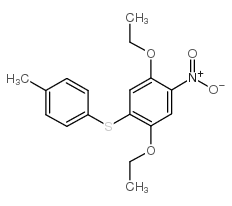 cas no 68400-47-5 is 2,5-Diethoxy-4-((4-methylphenyl)thio)nitrobenzene