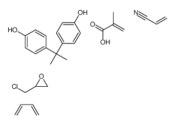 cas no 68492-68-2 is buta-1,3-diene,2-(chloromethyl)oxirane,4-[2-(4-hydroxyphenyl)propan-2-yl]phenol,2-methylprop-2-enoic acid,prop-2-enenitrile