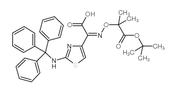 cas no 68672-66-2 is (Z)-2-(2-Tritylaminothiazol-4-yl)-2-(2-tert-butoxycarbonylprop-2-oxyimino)acetic acid