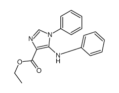cas no 68695-58-9 is ETHYL1-PHENYL-5-PHENYLAMINOIMIDAZOLE-4-CARBOXYLATE