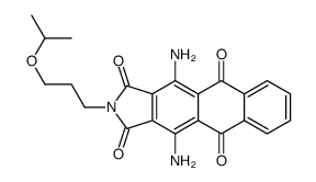 cas no 68856-25-7 is 4,11-diamine-2-[3-(1-methylethoxy)propyl]-1H-naphth[2,3-f]isoindole-1,3,5,10(2H)-tetrone
