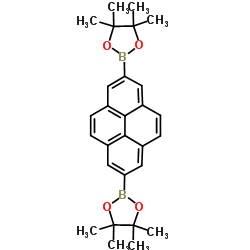 cas no 688756-58-3 is 2,7-Bis(4,4,5,5-tetramethyl-1,3,2-dioxaborolan-2-yl)pyrene