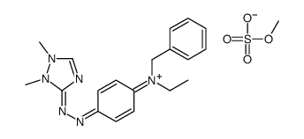 cas no 68877-59-8 is 3-[[4-[benzylethylamino]phenyl]azo]-1,2-dimethyl-1H-1,2,4-triazolium methyl sulphate