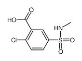 cas no 68901-09-7 is 2-chloro-5-(methylsulphamoyl)benzoic acid
