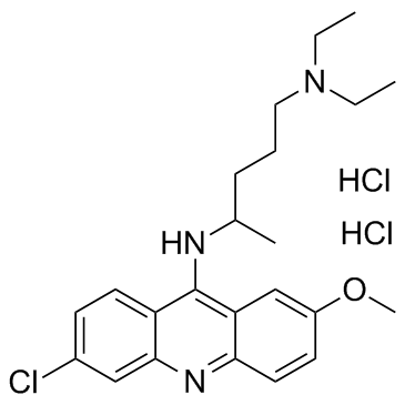 cas no 69-05-6 is Quinacrine (dihydrochloride)