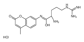 cas no 69304-16-1 is (2S)-2-amino-5-(diaminomethylideneamino)-N-(4-methyl-2-oxochromen-7-yl)pentanamide,hydrochloride