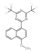 cas no 69432-40-2 is 2-(4'-Methoxynaphthyl)-4,6-bis(trichloromethyl)-1,3,5-triazine