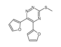 cas no 69467-09-0 is 5,6-Bis(2-furyl)-3-methylthio-1,2,4-triazine