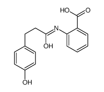 cas no 697235-49-7 is 2-(3-(4-hydroxyphenyl)propanamido)benzoic acid