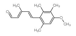 cas no 69877-38-9 is (2E,4E)-5-(4-methoxy-2,3,6-trimethylphenyl)-3-methylpenta-2,4-dienal