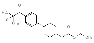 cas no 701232-18-0 is Ethyl2-(4-(4-(2-bromo-2-methylpropanoyl)phenyl)cyclohexyl)acetate