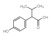 cas no 70124-98-0 is 2-(p-hydroxyphenyl)isovaleric acid