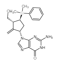 cas no 701278-07-1 is 2-amino-9-[(1S,3R,4S)-4-[dimethyl(phenyl)silyl]-3-(hydroxymethyl)-2-methylidenecyclopentyl]-3H-purin-6-one