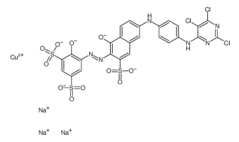 cas no 70247-72-2 is copper,trisodium,4-oxido-5-[[1-oxido-3-sulfonato-6-[4-[(2,5,6-trichloropyrimidin-4-yl)amino]anilino]naphthalen-2-yl]diazenyl]benzene-1,3-disulfonate