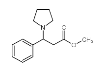 cas no 7032-65-7 is METHYL 3-PHENYL-3-(PYRROLIDIN-1-YL)PROPANOATE