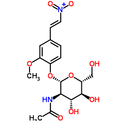 cas no 70622-74-1 is 2-METHOXY-4-(2'-NITROVINYL)PHENYL-2-ACETAMIDO-2-DEOXY-BETA-GLUCOPYRANOSIDE