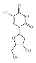 cas no 7085-54-3 is Uridine,2'-deoxy-5-mercapto- (9CI)