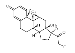 cas no 7091-05-6 is 9&beta;,11&beta;-epoxy-17,21-dihydroxypregna-1,4-diene-3,20-dione