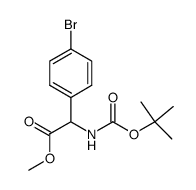 cas no 709665-73-6 is (4-Bromophenyl)-tert-butoxycarbonylaminoacetic acid methyl ester